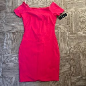 Lulu’s womens dress pink M